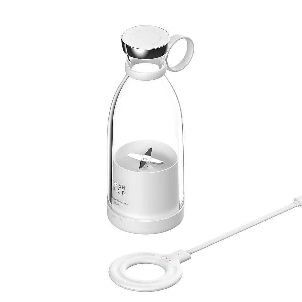 Tragbarer Elektrischer Kabelloser Mini-Obstblender 350ml / Entsafter – Perfekt für Unterwegs!