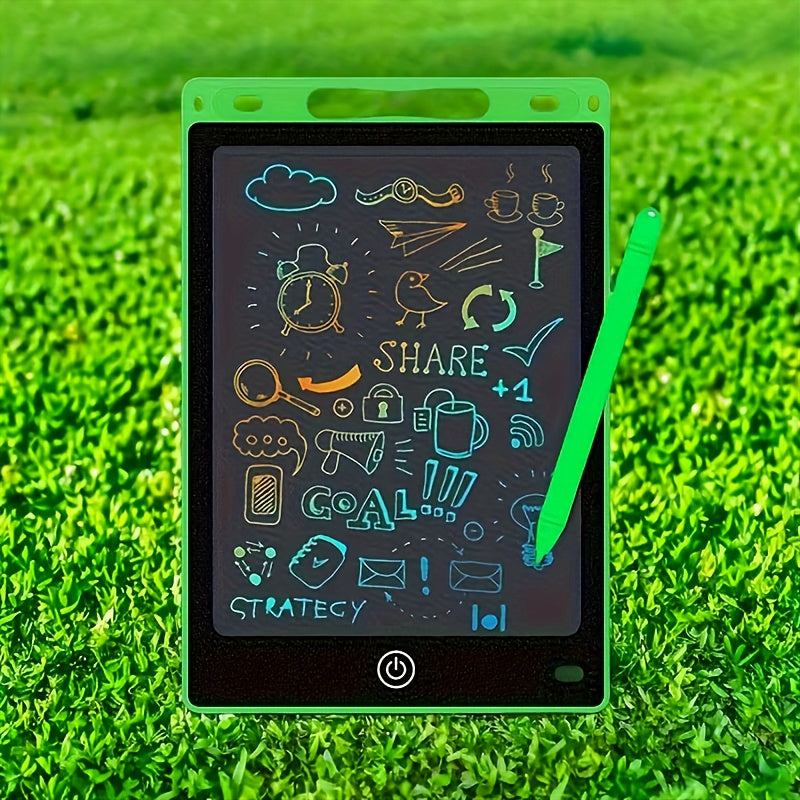 LCD-Schreibtafel mit farbigem Bildschirm 21,59 cm , Zeichnen  – batteriebetriebenes Lernspiel