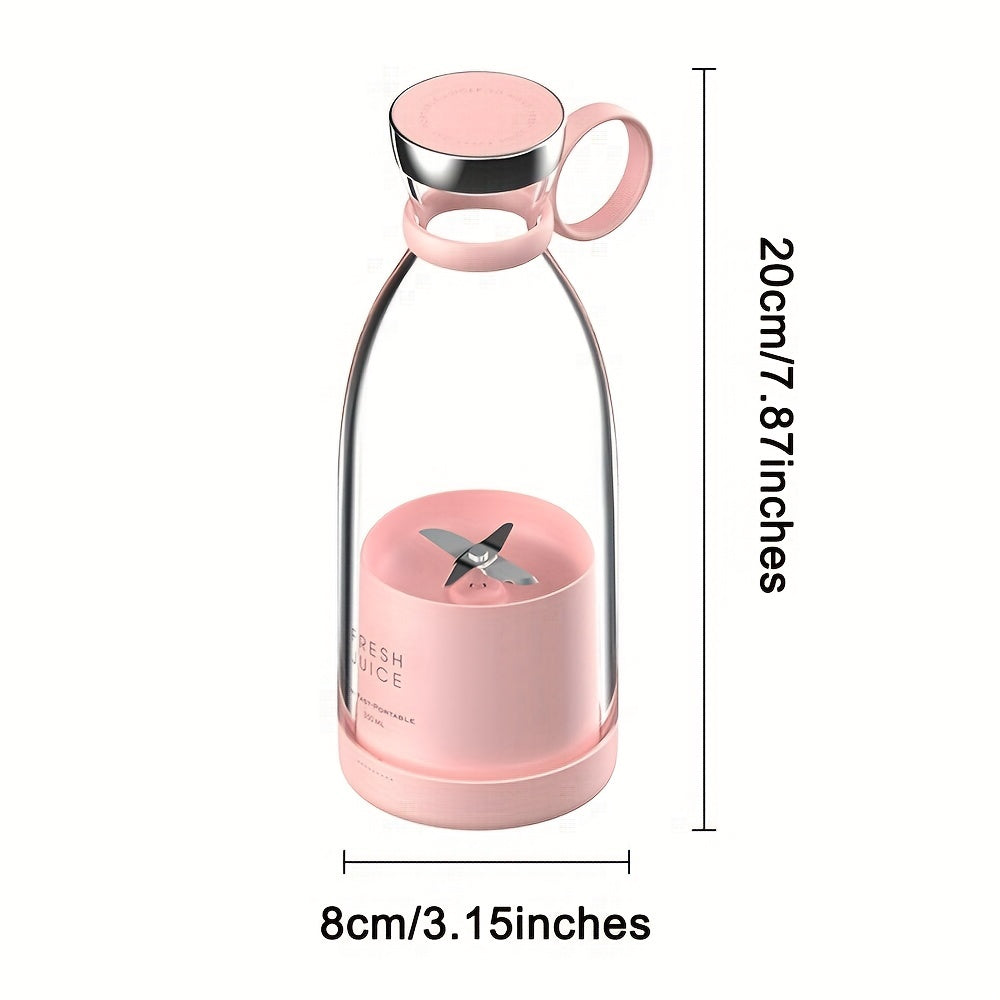 Tragbarer Elektrischer Kabelloser Mini-Obstblender 350ml / Entsafter – Perfekt für Unterwegs!