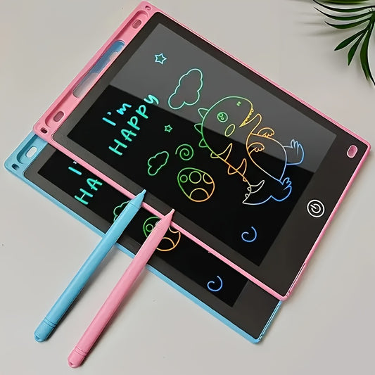 LCD-Schreibtafel mit farbigem Bildschirm 21,59 cm , Zeichnen  – batteriebetriebenes Lernspiel