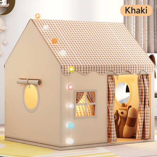 Kinder-Spielzelt Prinzessinnen-Schloss – Cartoon-Spielhaus für das Kinderzimmer, Indoor & Outdoor nutzbar, faltbares Deko-Zeltspielzeug,