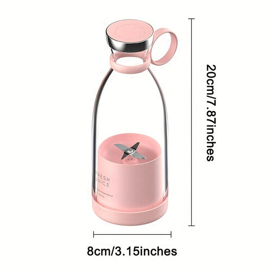 Tragbarer Elektrischer Kabelloser Mini-Obstblender 350ml / Entsafter – Perfekt für Unterwegs!
